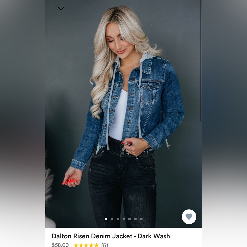 Hooded Denim Jacket